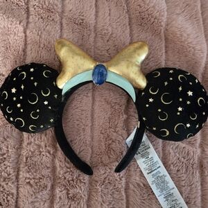 BaubleBar Gold and Black Starry Hairband